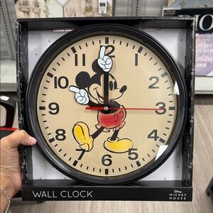 Disney Mickey Mouse Wall Clock - Black, Red, and Yellow

SOLD OUT